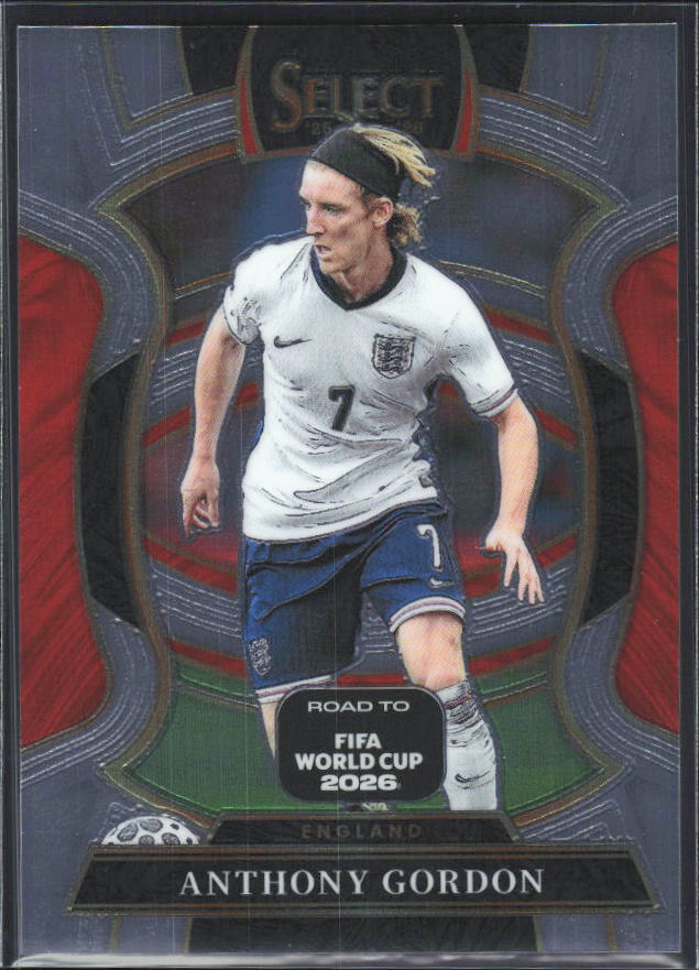 Anthony Gordon – 2025-26 Panini Select Road to FIFA World Cup #40 Terrace – framsida