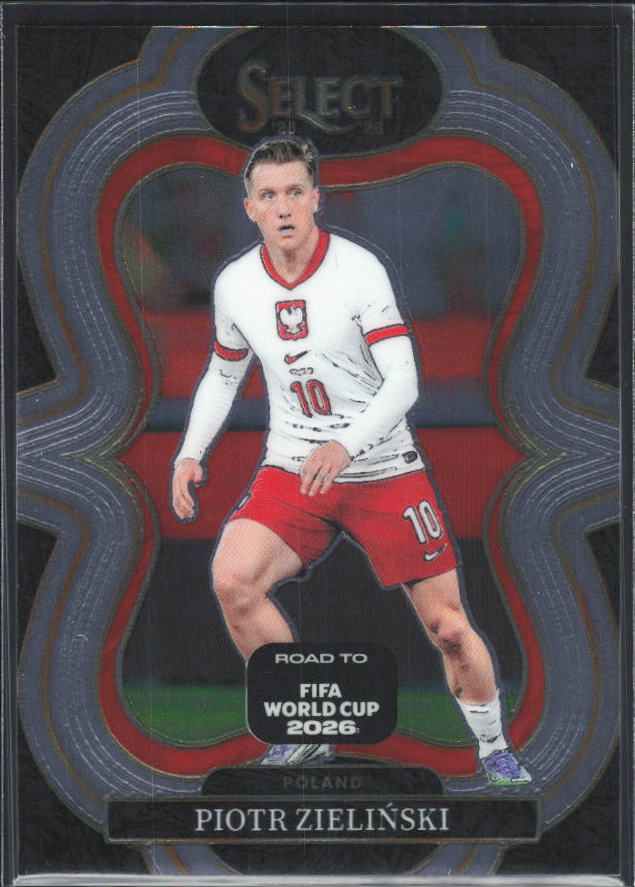 Piotr Zieliński – 2025-26 Panini Select Road to FIFA World Cup #138 Mezzanine – framsida