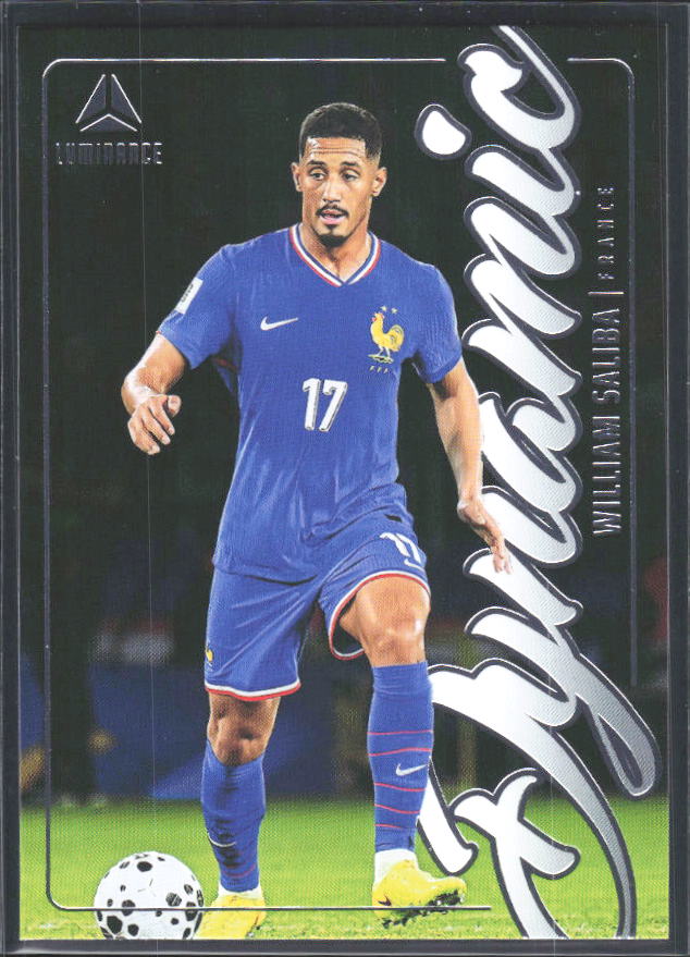 William Saliba – 2026 Panini Luminance France #2 Dynamic – framsida