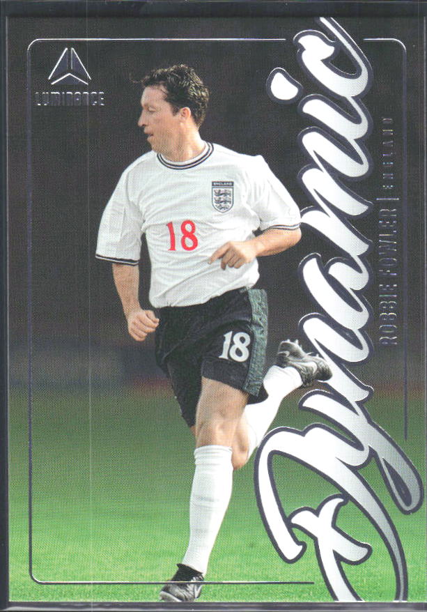 Robbie Fowler – 2026 Panini Luminance England #4 Dynamic – framsida