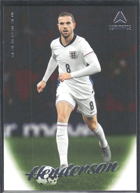 Jordan Henderson – 2026 Panini Luminance England #12 – framsida