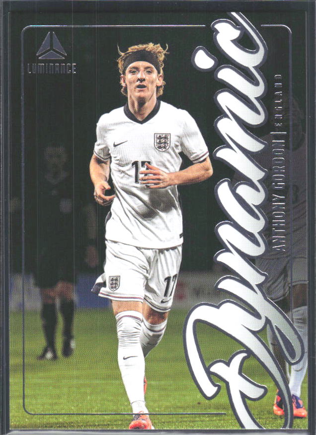 Anthony Gordon – 2026 Panini Luminance England #10 Dynamic – framsida
