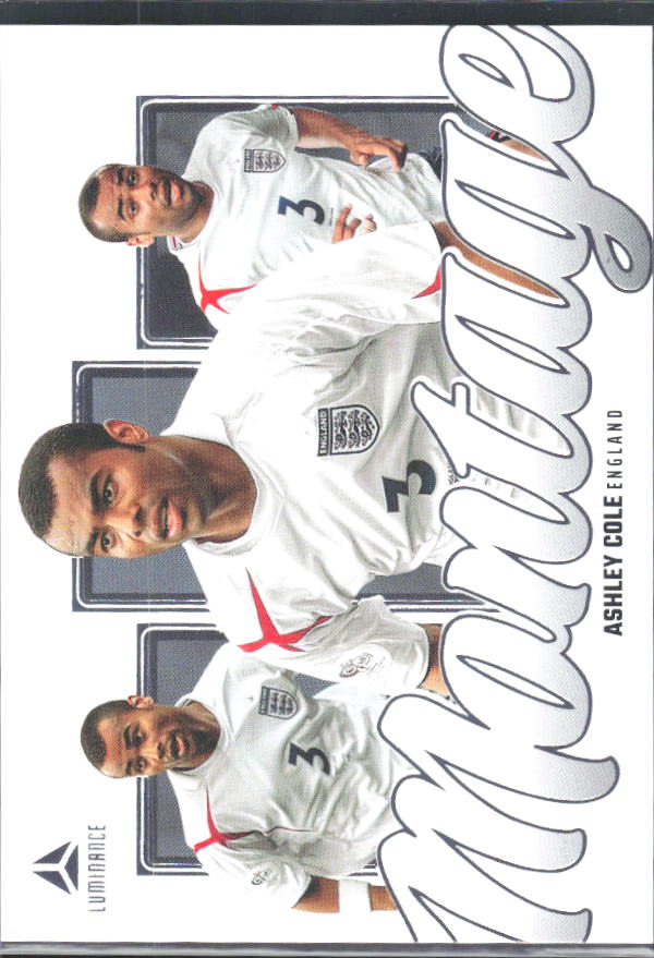 Ashley Cole – 2026 Panini Luminance England #2 Montage – framsida