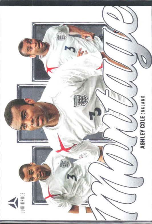 Ashley Cole – 2026 Panini Luminance England #2 Montage – framsida
