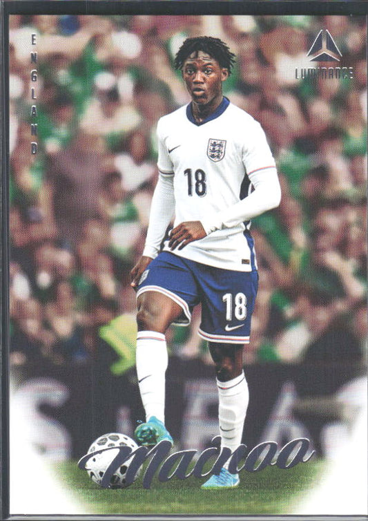 Kobbie Mainoo – 2026 Panini Luminance England #2 – framsida