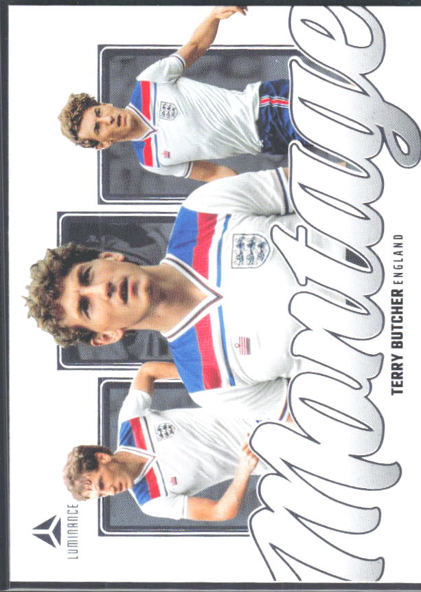 Terry Butcher – 2026 Panini Luminance England #6 Montage – framsida