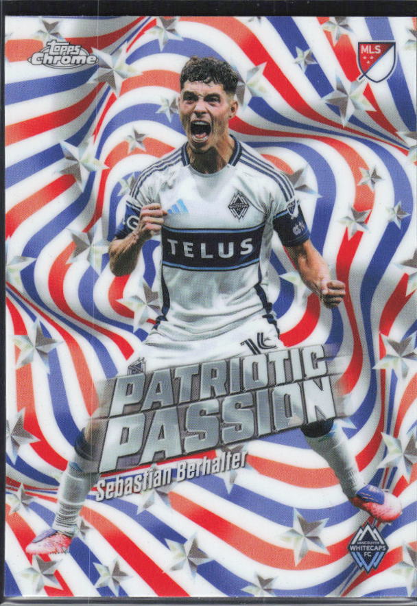 Sebastian Berhalter – 2026 Topps Chrome MLS #PP-2 Patriotic Passion – framsida