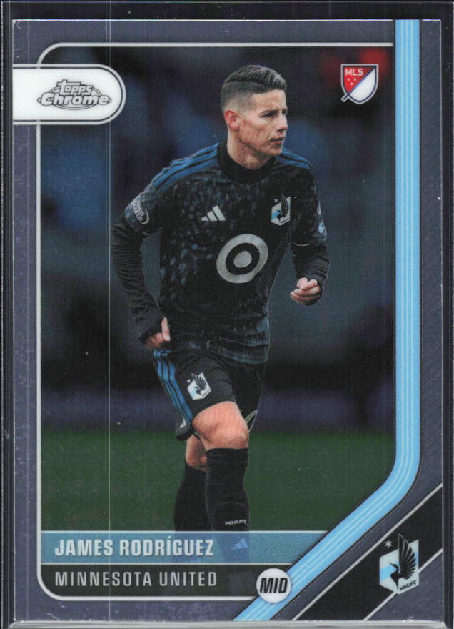 James Rodríguez – 2026 Topps Chrome MLS #172 – framsida