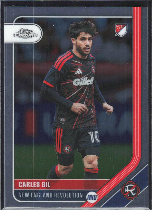 Carles Gil – 2026 Topps Chrome MLS #29 – framsida