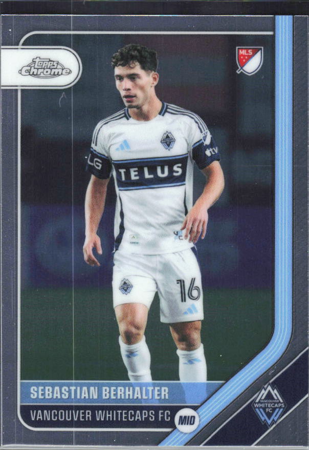 Sebastian Berhalter – 2026 Topps Chrome MLS #76 – framsida