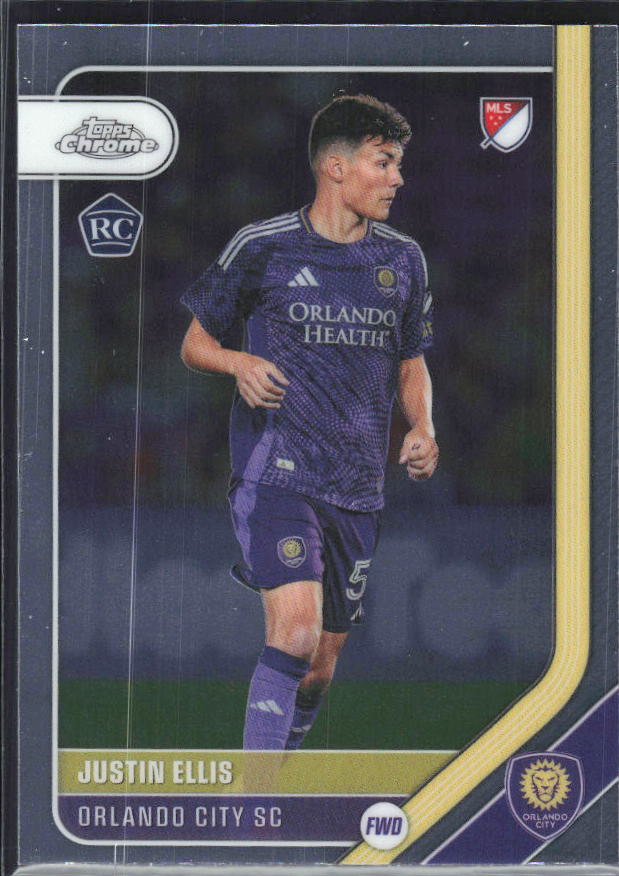 Justin Ellis – 2026 Topps Chrome MLS #155 RC – framsida
