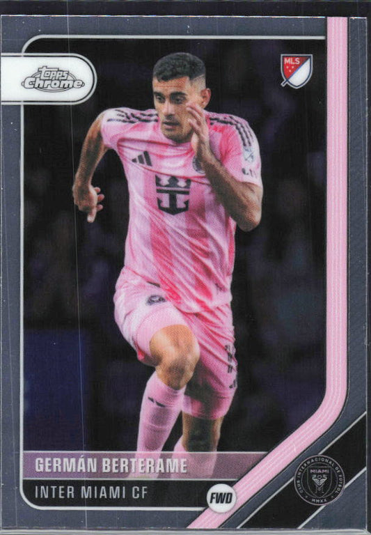Germán Berterame – 2026 Topps Chrome MLS #136 – framsida