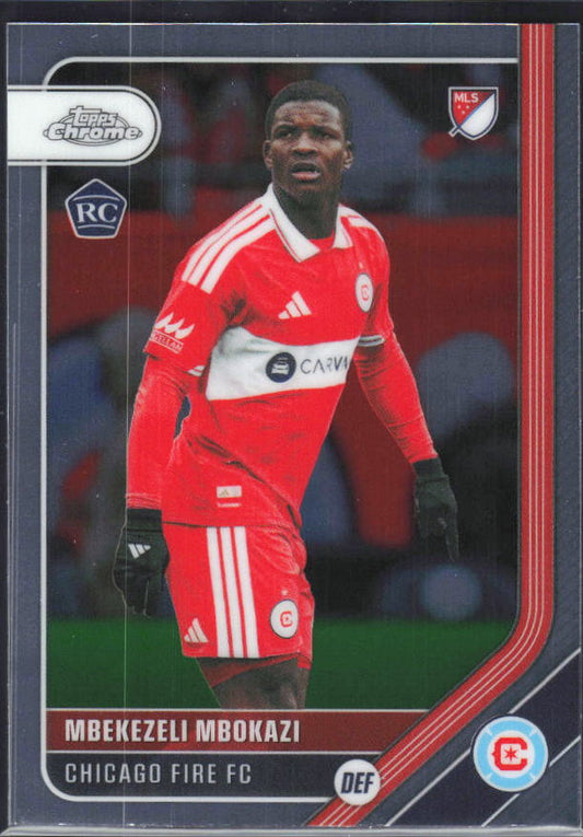 Mbekezeli Mbokazi – 2026 Topps Chrome MLS #149 RC – framsida