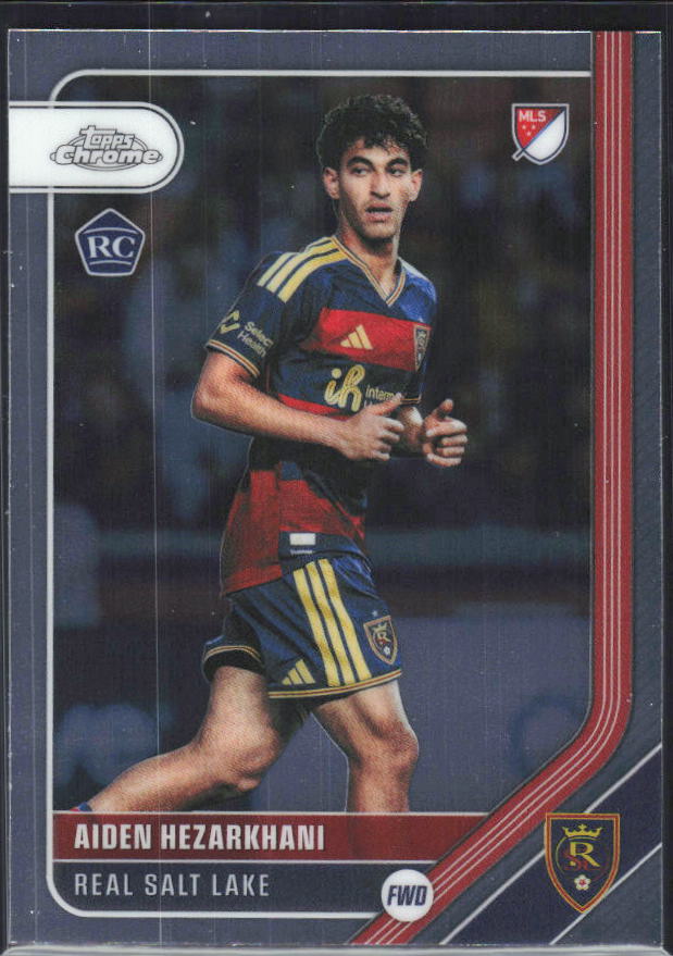 Aiden Hezarkhani – 2026 Topps Chrome MLS #99 RC – framsida