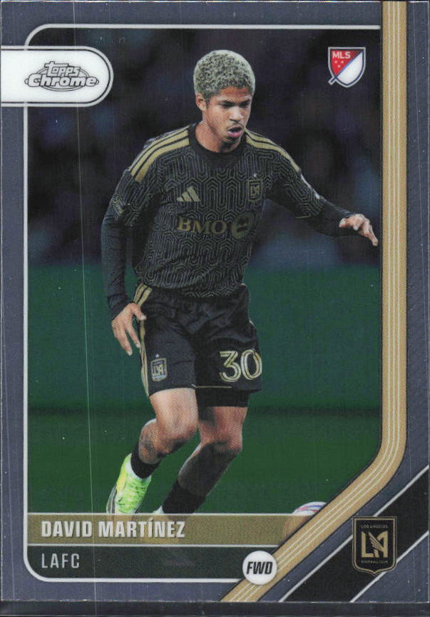 David Martínez – 2026 Topps Chrome MLS #77 – framsida