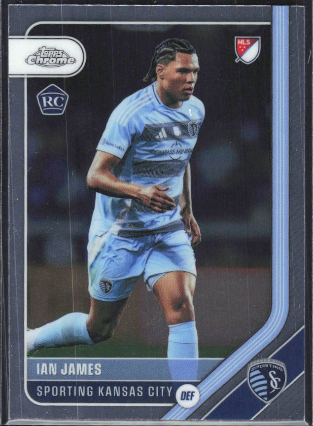 Ian James – 2026 Topps Chrome MLS #72 RC – framsida