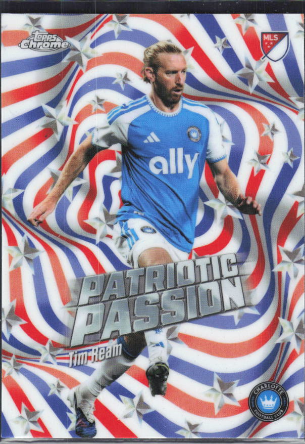 Tim Ream – 2026 Topps Chrome MLS #PP-3 Patriotic Passion – framsida