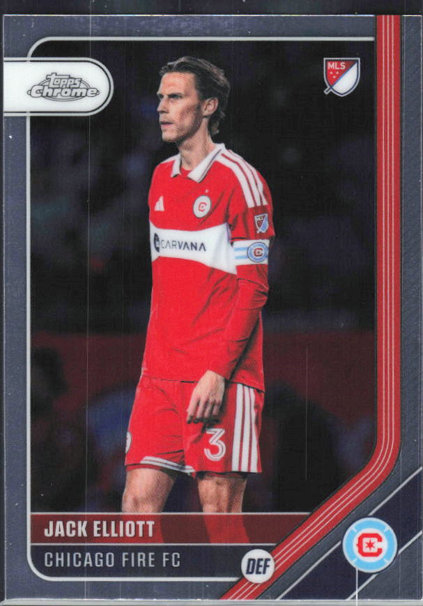 Jack Elliott – 2026 Topps Chrome MLS #128 – framsida
