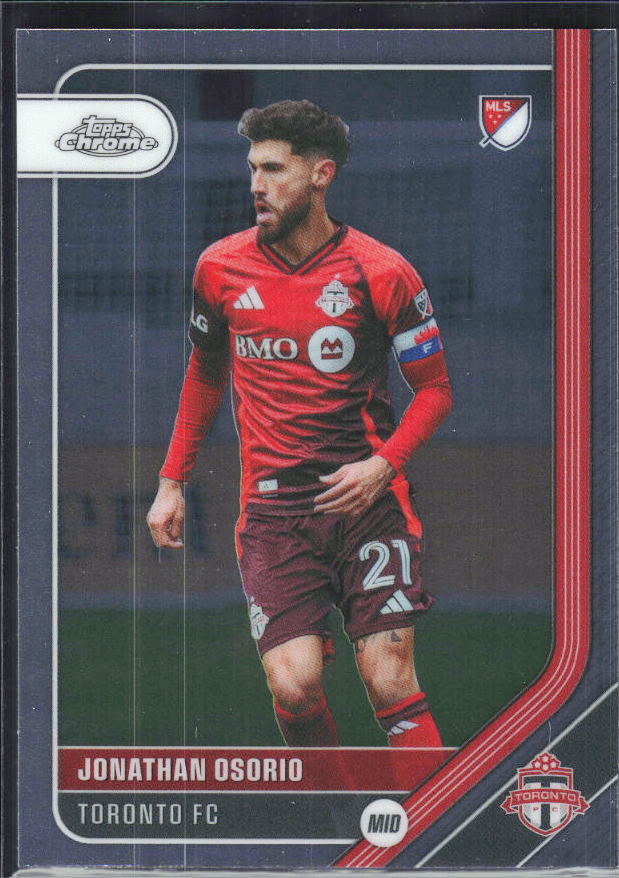 Jonathan Osorio – 2026 Topps Chrome MLS #8 – framsida