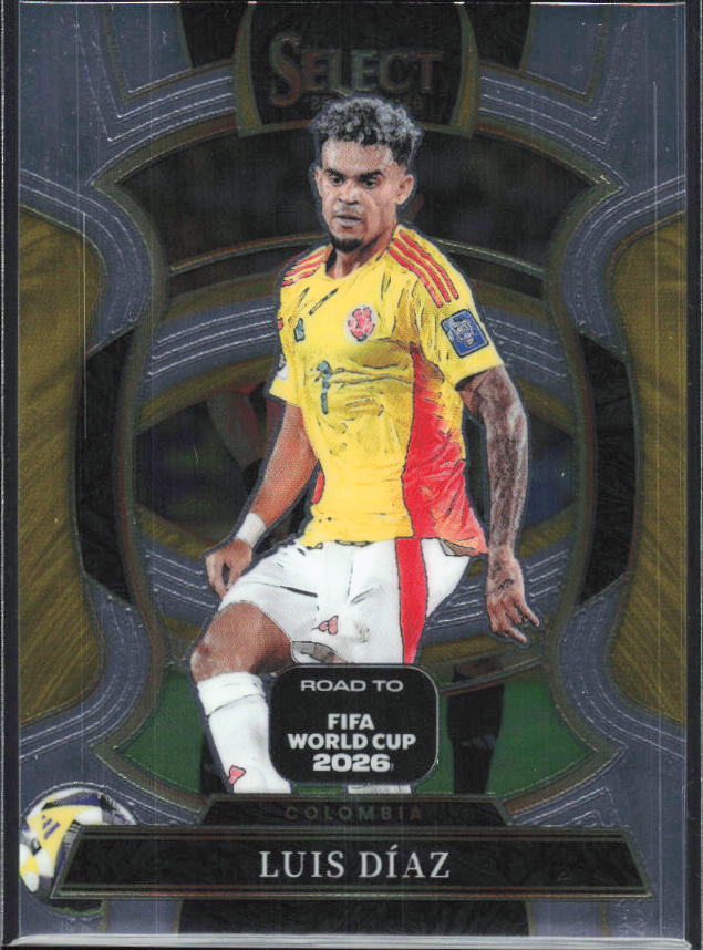 Luis Díaz – 2025-26 Panini Select Road to FIFA World Cup #11 Terrace – framsida