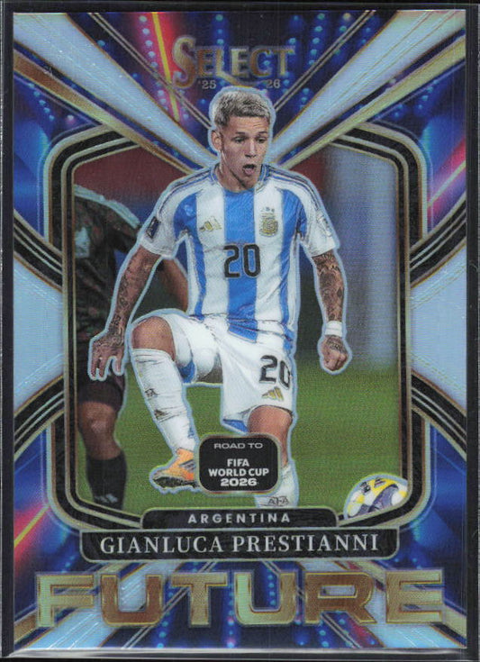 Gianluca Prestianni – 2025-26 Panini Select Road to FIFA World Cup #15 Select Future RC – framsida