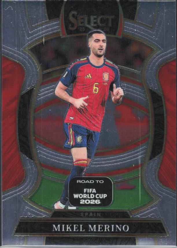 Mikel Merino – 2025-26 Panini Select Road to FIFA World Cup #70 Terrace – framsida