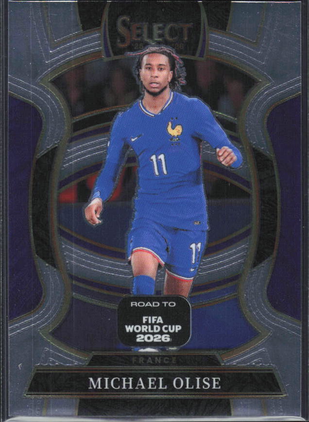 Michael Olise – 2025-26 Panini Select Road to FIFA World Cup #77 Terrace – framsida
