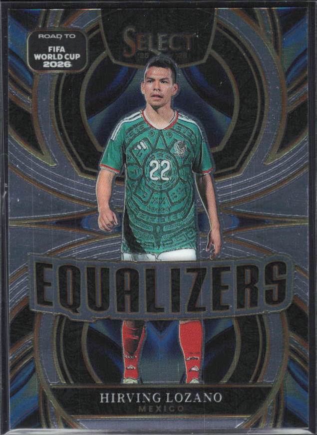 Hirving Lozano – 2025-26 Panini Select Road to FIFA World Cup #9 Equalizers – framsida