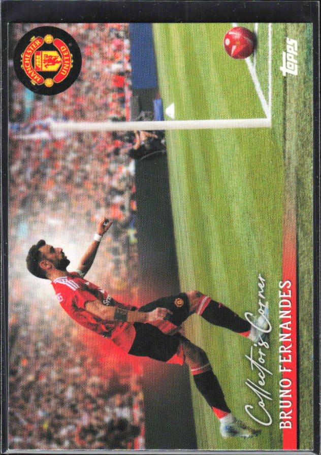 Bruno Fernandes – 2025-26 Topps Manchester United Team Set #36 Collector’s Corner – framsida