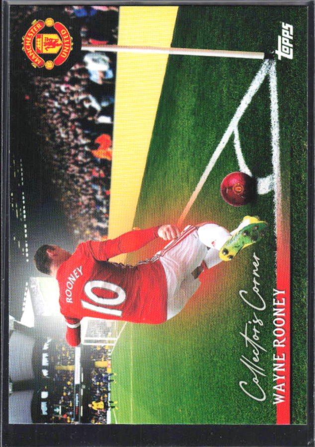 Wayne Rooney – 2025-26 Topps Manchester United Team Set #40 Collector’s Corner – framsida