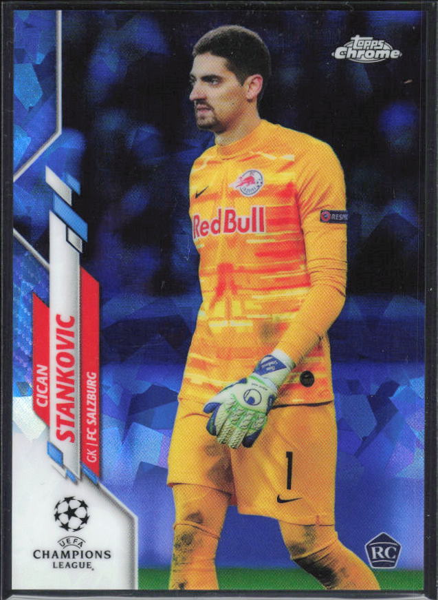 Cican Stanković – 2019-20 Topps Chrome UEFA Champions League Sapphire #96 RC – framsida