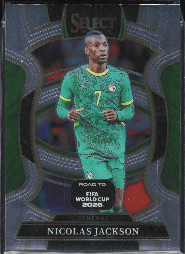 Nicolas Jackson – 2025-26 Panini Select Road to FIFA World Cup #94 Terrace – framsida