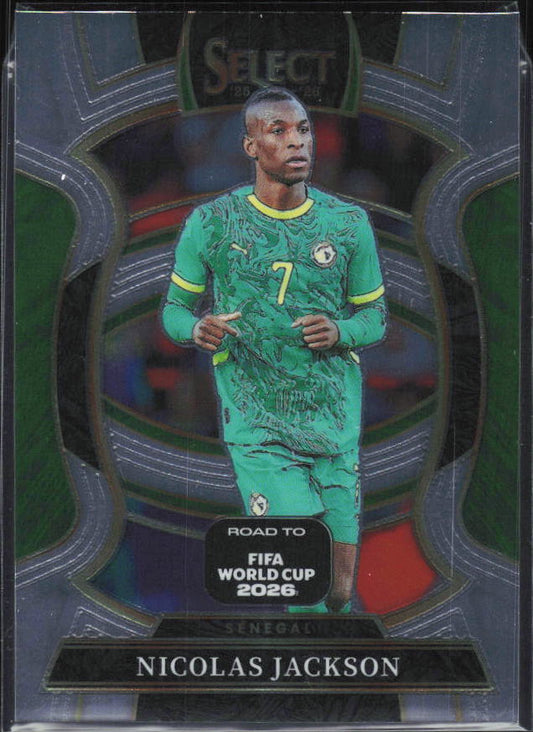 Nicolas Jackson – 2025-26 Panini Select Road to FIFA World Cup #94 Terrace – framsida
