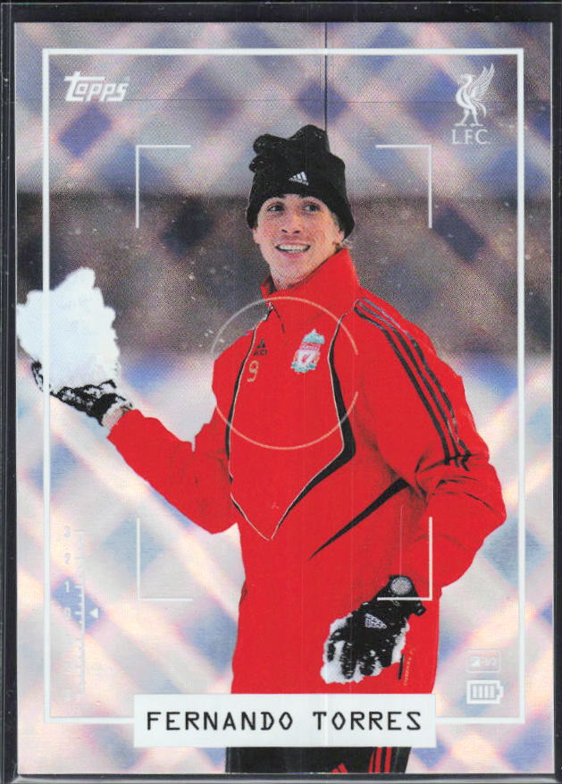 Fernando Torres – 2025-26 Topps Focus Liverpool FC #30 Full Bleed Shutter Speed – framsida