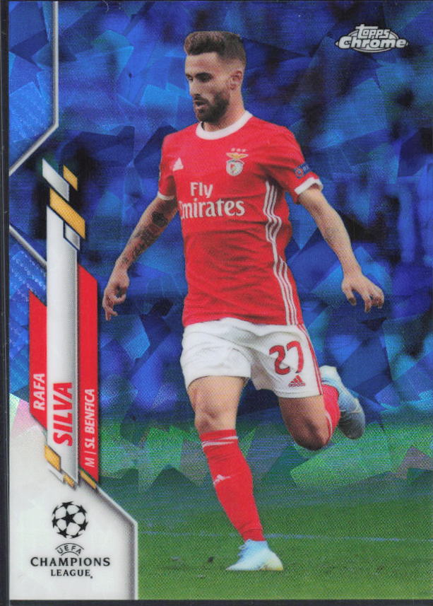 Rafa Silva – 2019-20 Topps Chrome UEFA Champions League Sapphire #93 – framsida