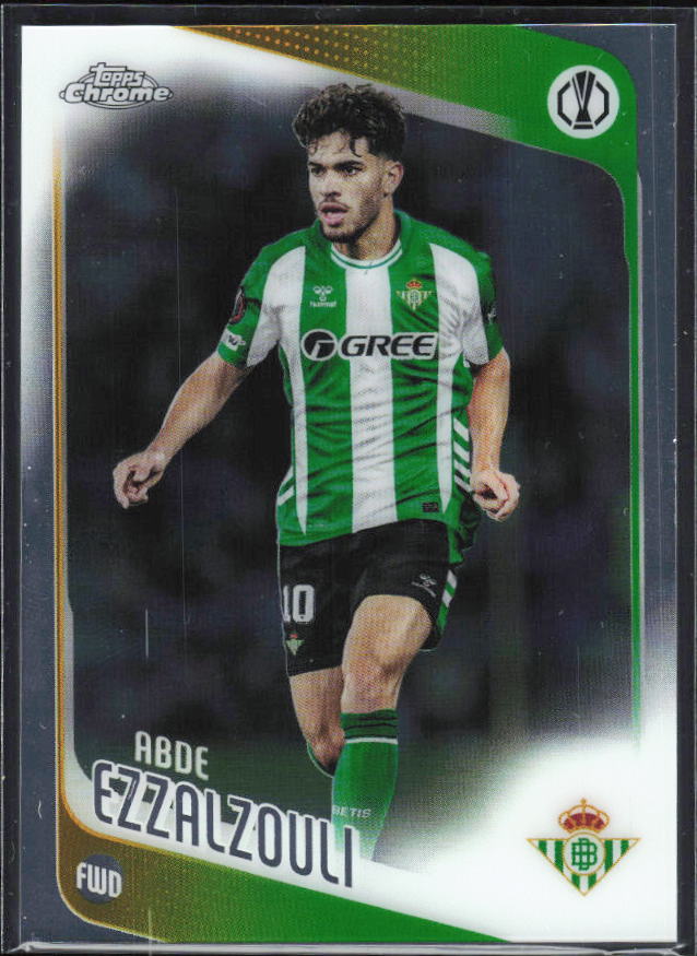 Abde Ezzalzouli – 2025-26 Topps Chrome UEFA Club Competitions #149 – framsida