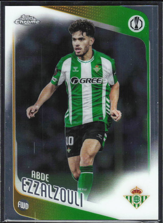 Abde Ezzalzouli – 2025-26 Topps Chrome UEFA Club Competitions #149 – framsida