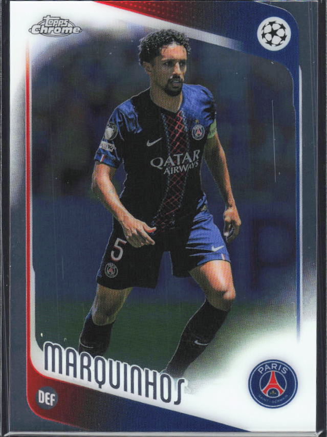 Marquinhos – 2025-26 Topps Chrome UEFA Club Competitions #92 – framsida