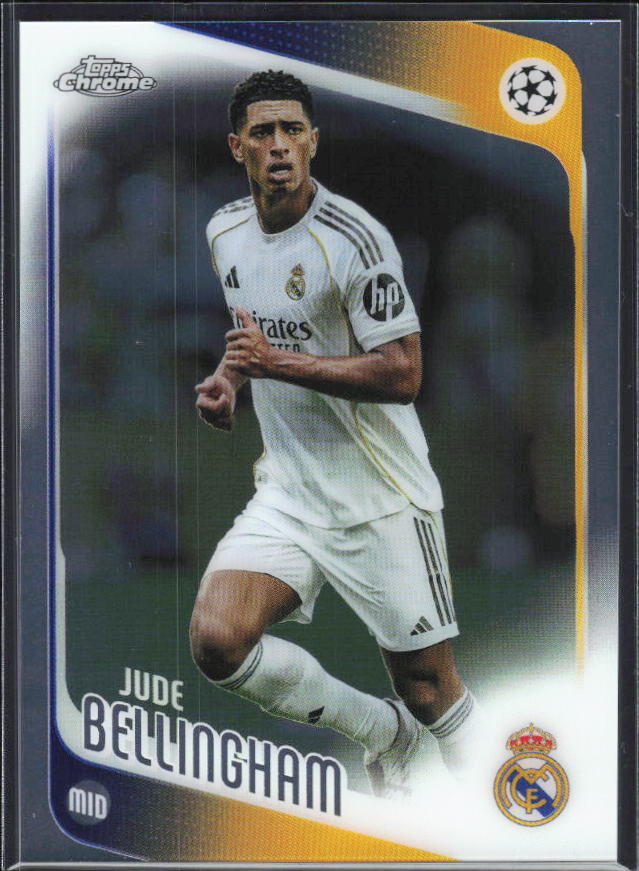 Jude Bellingham – 2025-26 Topps Chrome UEFA Club Competitions #64 – framsida