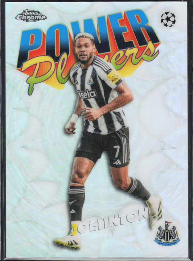 Joelinton – 2025-26 Topps Chrome UEFA Club Competitions #PP-5 Power Players – framsida