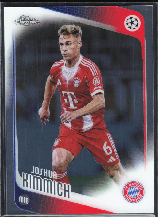 Joshua Kimmich – 2025-26 Topps Chrome UEFA Club Competitions #55 – framsida