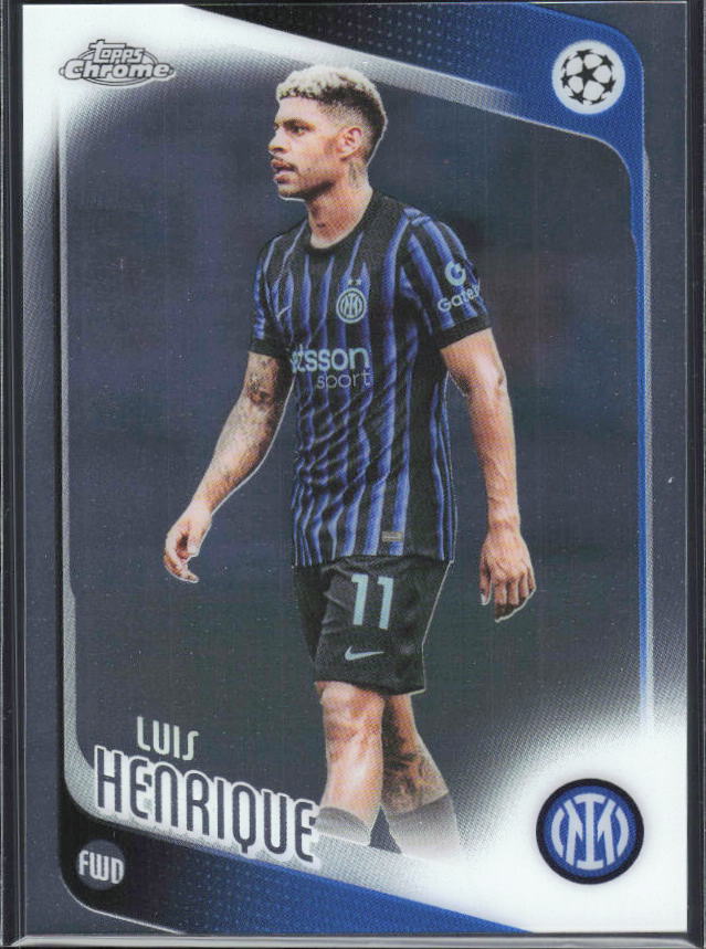 Luis Henrique – 2025-26 Topps Chrome UEFA Club Competitions #131 – framsida