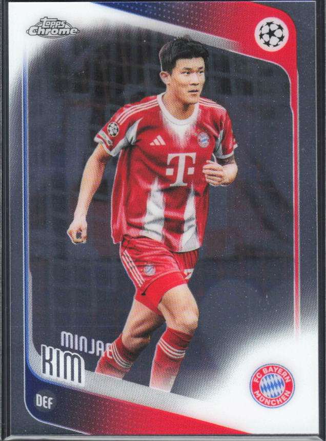 Min-Jae Kim – 2025-26 Topps Chrome UEFA Club Competitions #101 – framsida