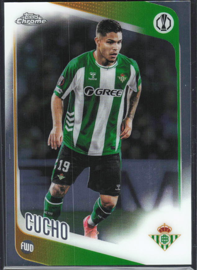Cucho – 2025-26 Topps Chrome UEFA Club Competitions #51 – framsida