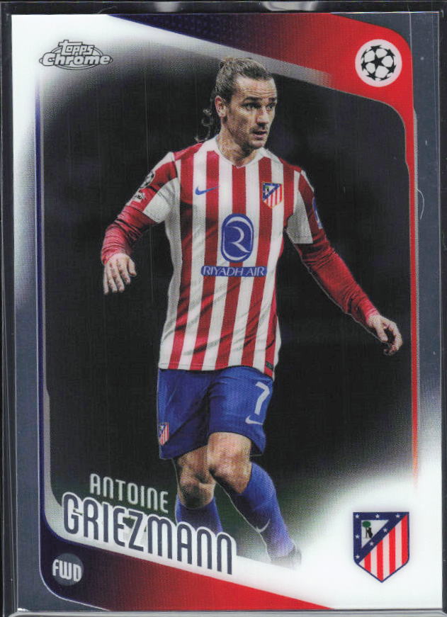 Antoine Griezmann – 2025-26 Topps Chrome UEFA Club Competitions #82 – framsida