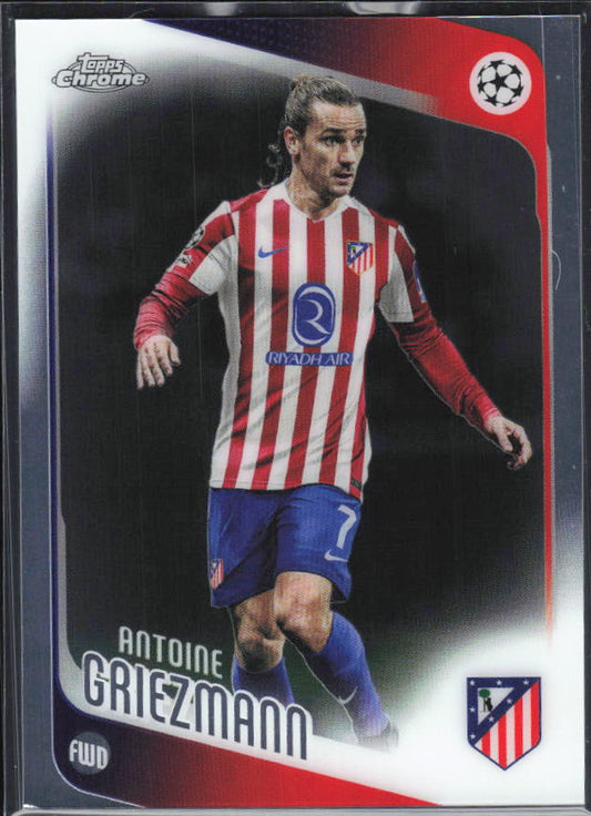 Antoine Griezmann – 2025-26 Topps Chrome UEFA Club Competitions #82 – framsida