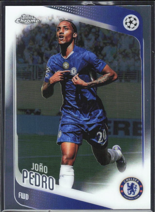 João Pedro – 2025-26 Topps Chrome UEFA Club Competitions #184 – framsida