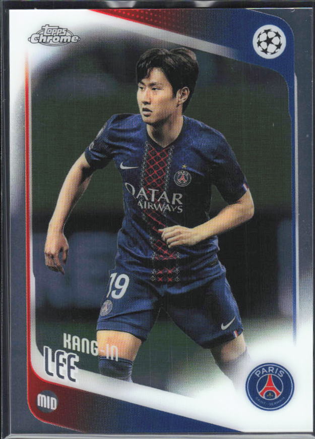 Kang-In Lee – 2025-26 Topps Chrome UEFA Club Competitions #185 – framsida