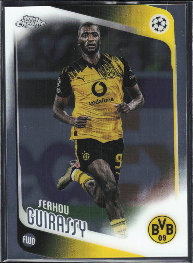 Serhou Guirassy – 2025-26 Topps Chrome UEFA Club Competitions #59 – framsida