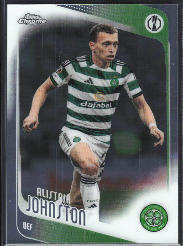 Alistair Johnston – 2025-26 Topps Chrome UEFA Club Competitions #148 – framsida
